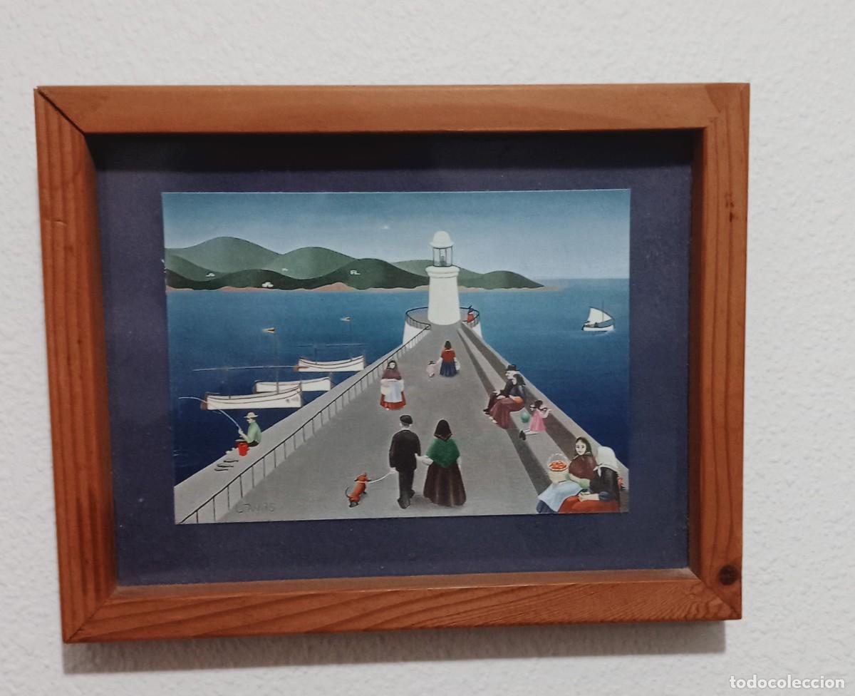 Otros objetos de arte: CUADRO DE FARO, TAMA&Ntilde;O POSTAL - Foto 2