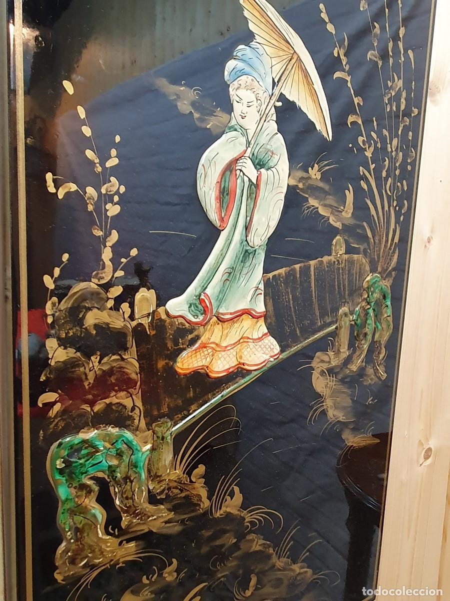 Otros objetos de arte: -CUADRO CHINO RELIEVE - Foto 1