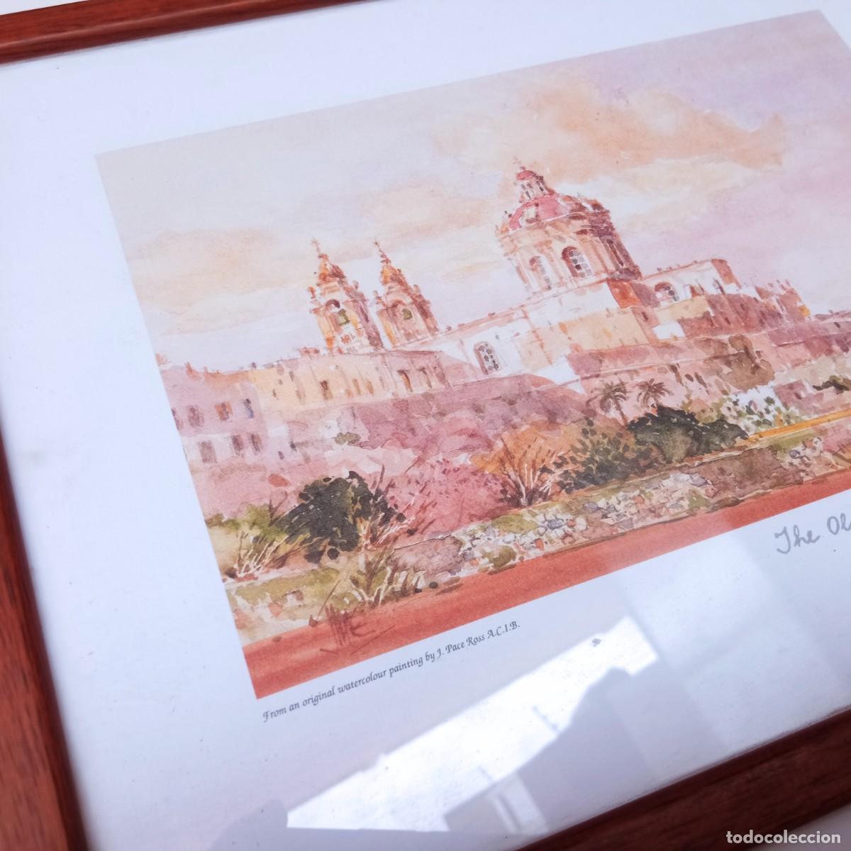 Otros objetos de arte: cuadro la ciudad vieja M-Dima , Malta - Foto 3