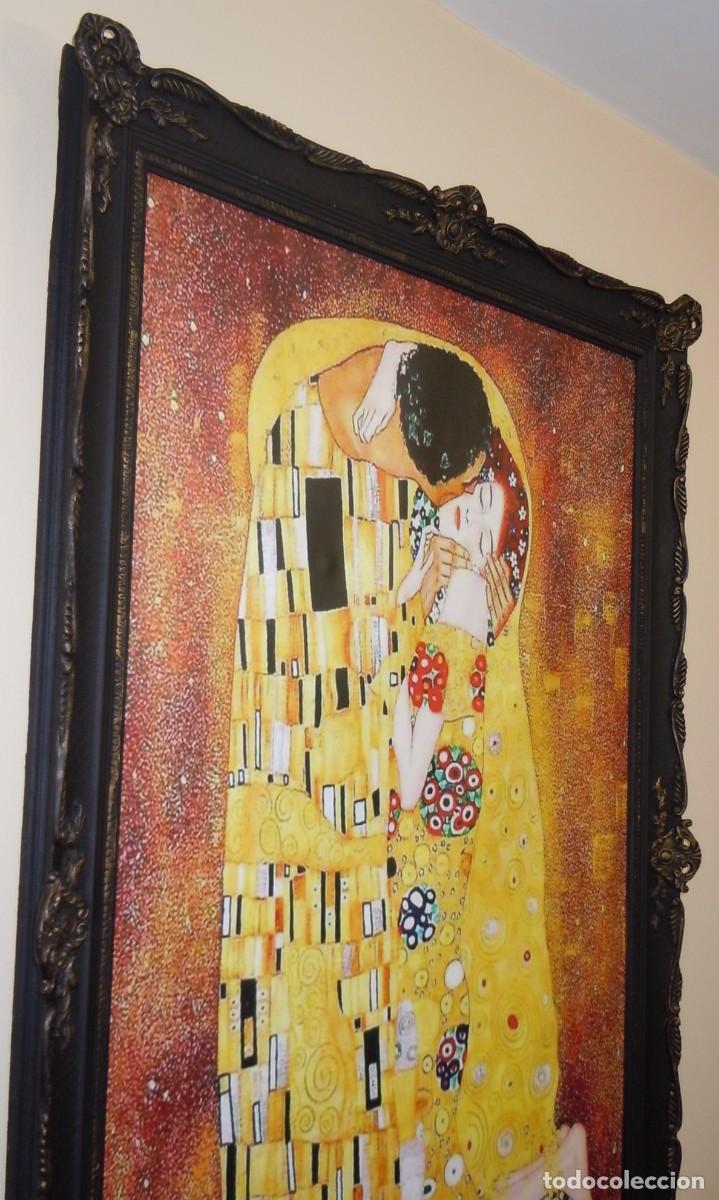 Otros objetos de arte: Cuadro &rdquo;El Beso&rdquo; de Klimt - (160x100cm) - Foto 10