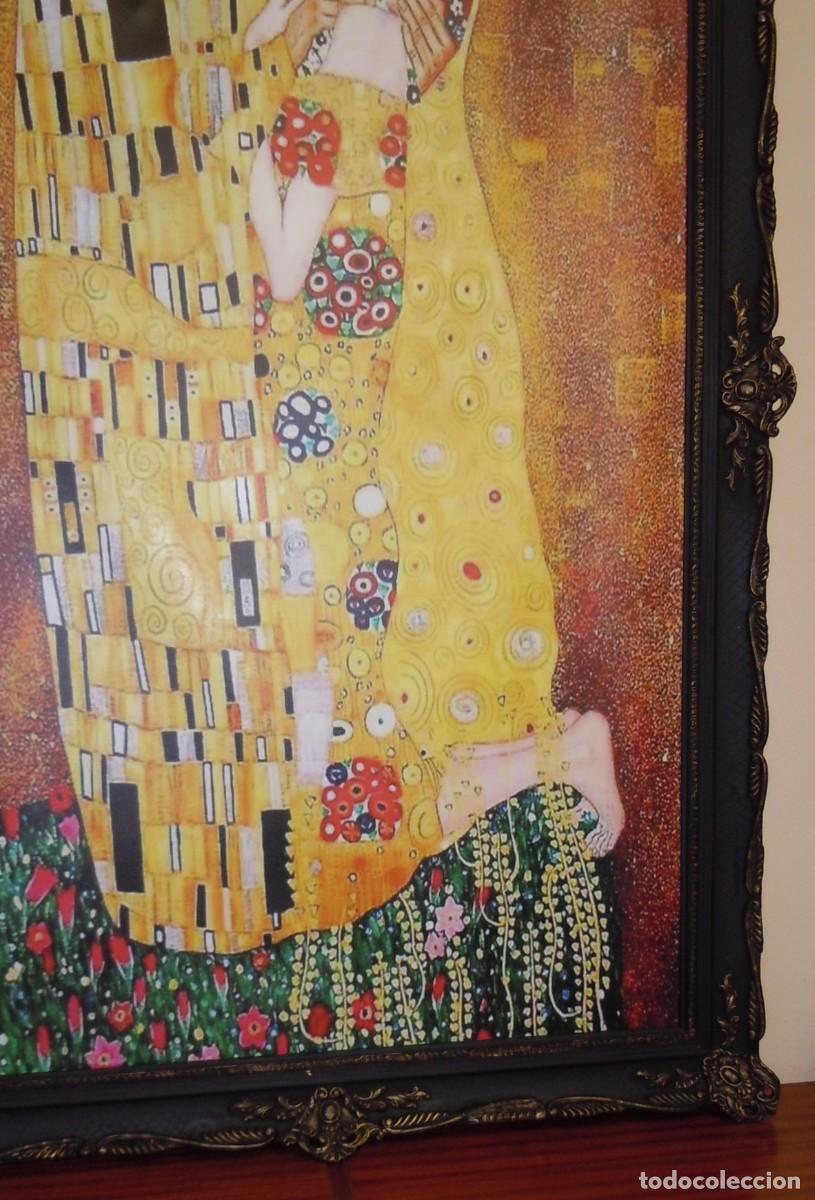 Otros objetos de arte: Cuadro &rdquo;El Beso&rdquo; de Klimt - (160x100cm) - Foto 12