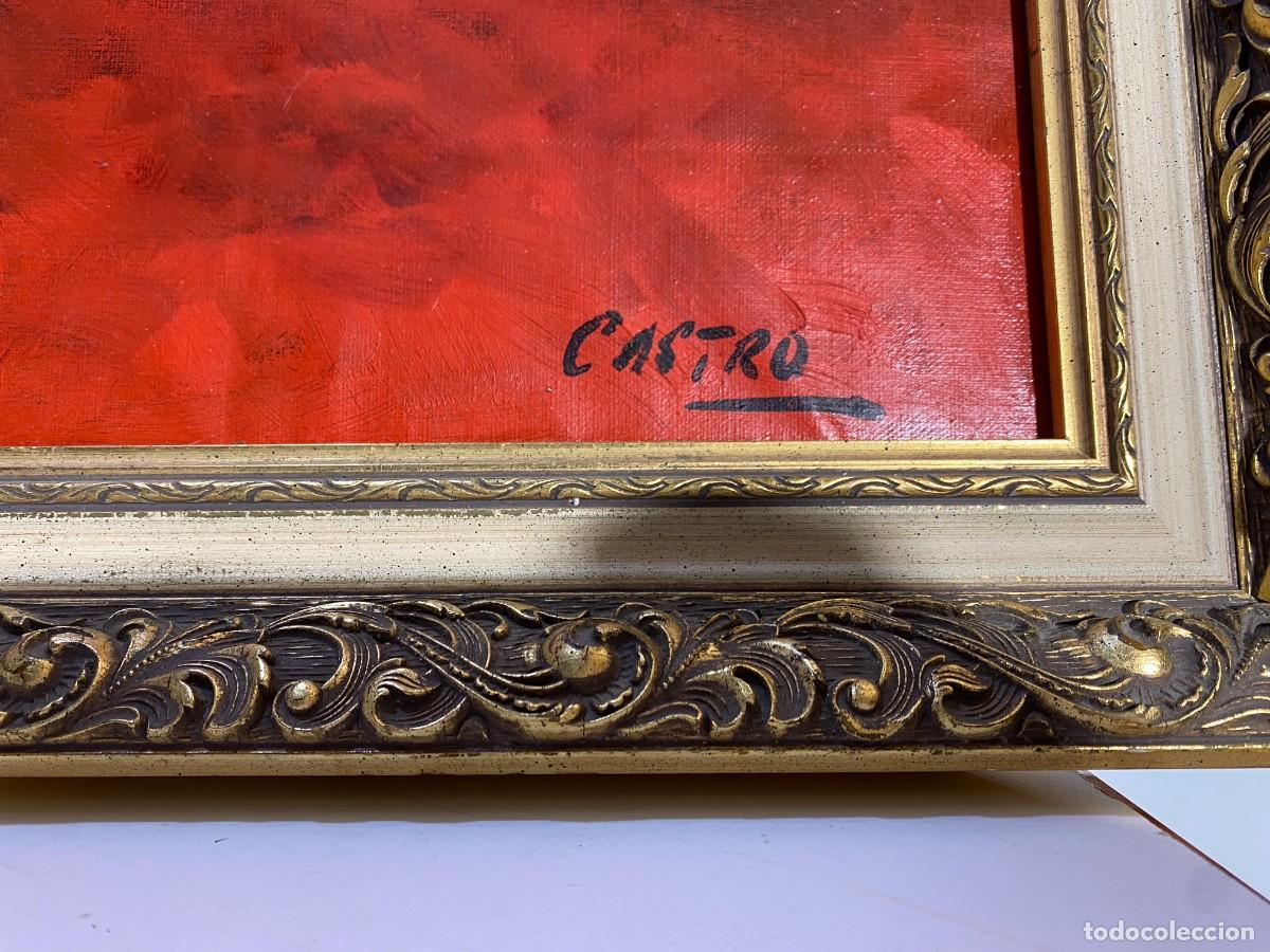 Otros objetos de arte: CUADRO OLEO SOBRE LIENZO BALLET CON FIRMA - Foto 3