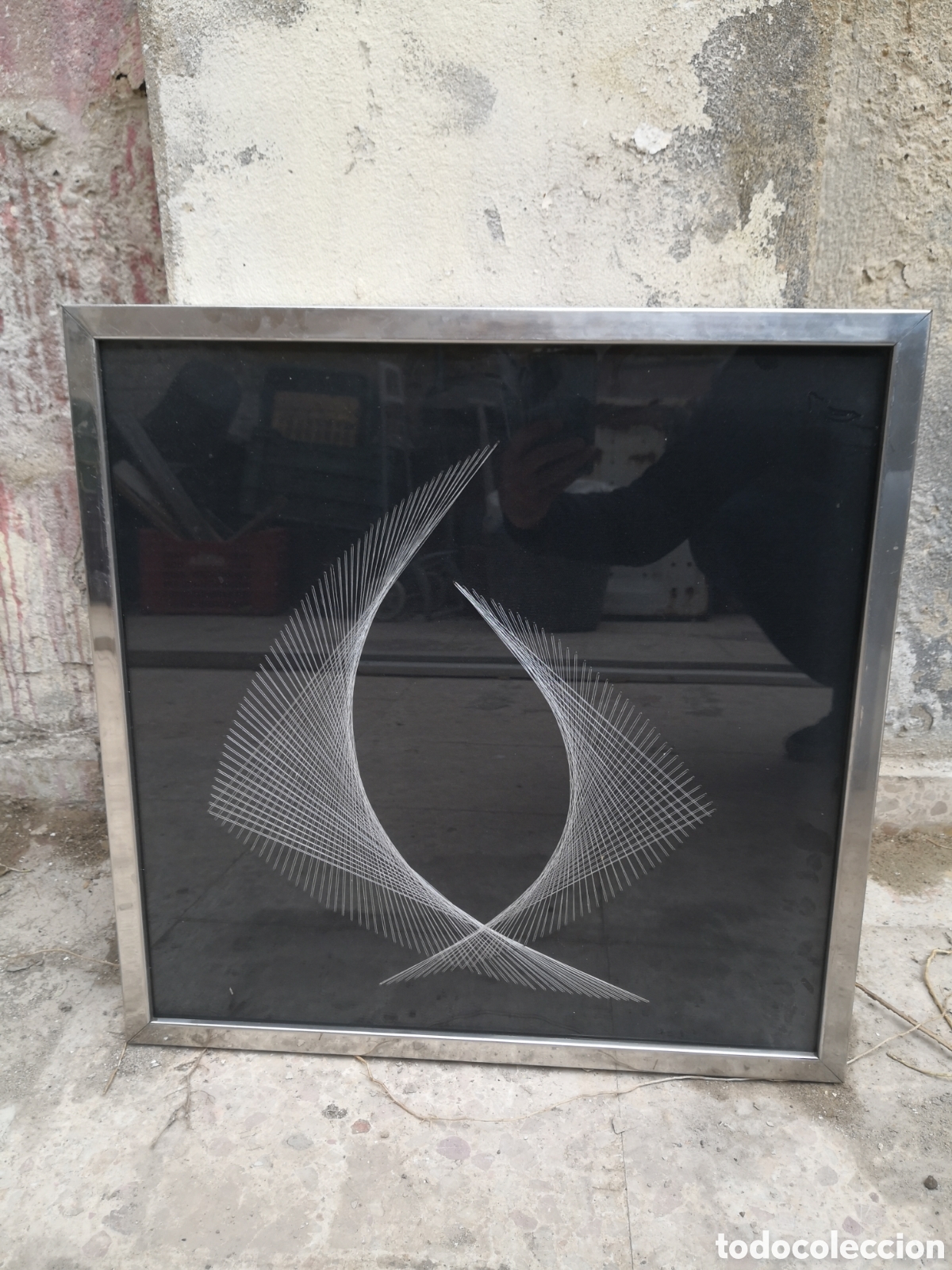 Otros objetos de arte: cuadro con geometria hecha con hilorama - Foto 11