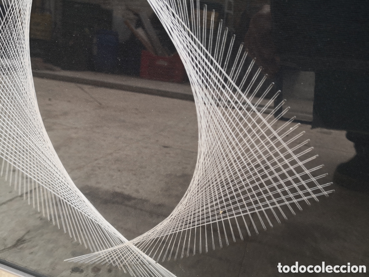 Otros objetos de arte: cuadro con geometria hecha con hilorama - Foto 13