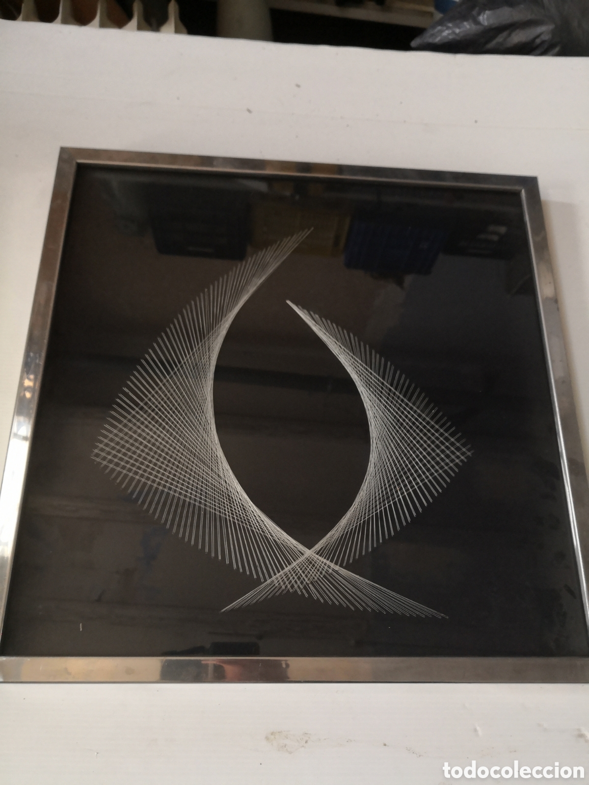 Otros objetos de arte: cuadro con geometria hecha con hilorama - Foto 16