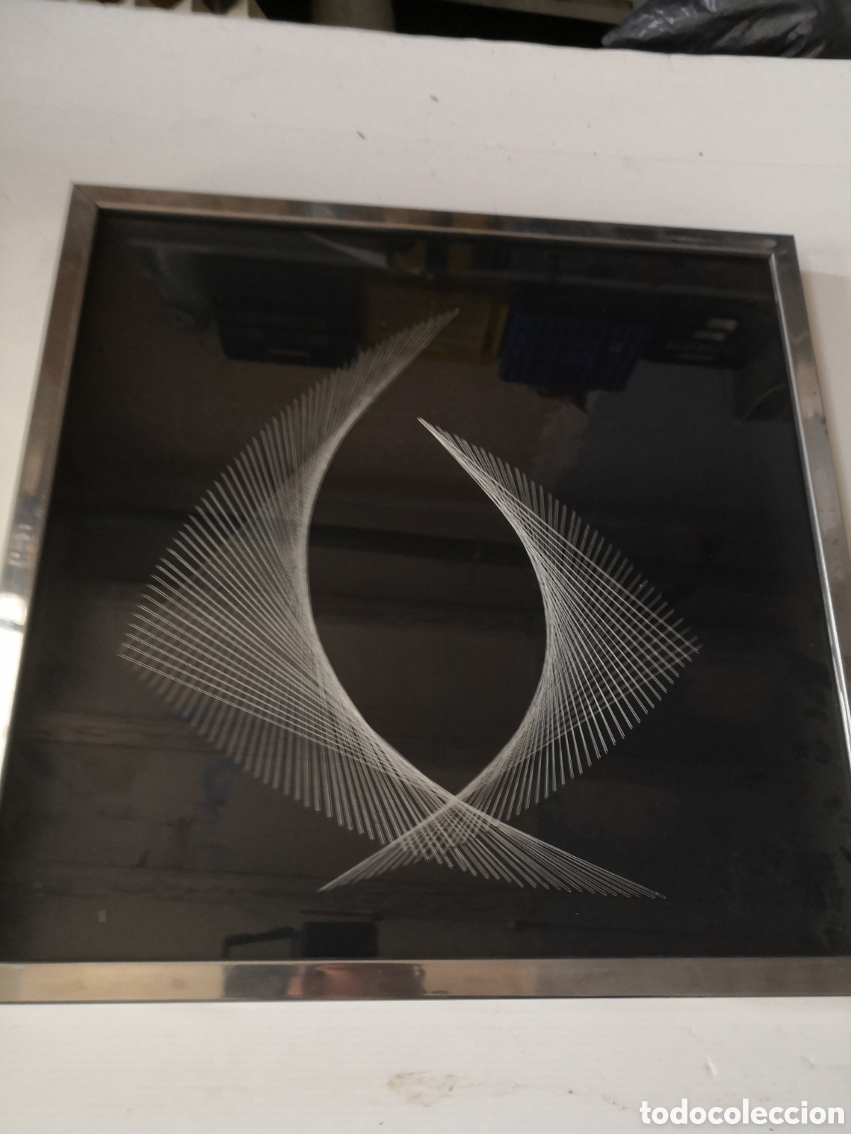 Otros objetos de arte: cuadro con geometria hecha con hilorama - Foto 17