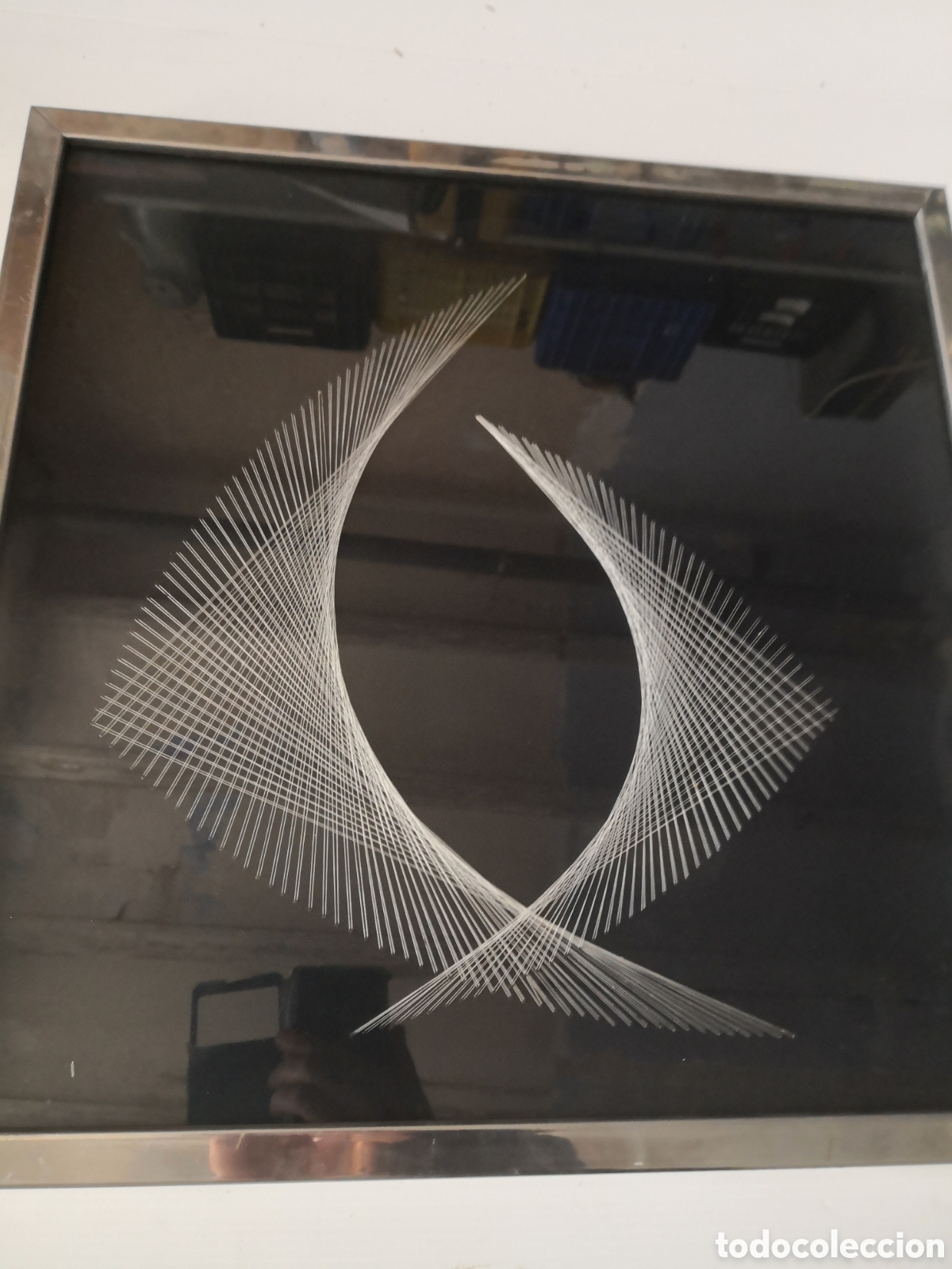 Otros objetos de arte: cuadro con geometria hecha con hilorama - Foto 20