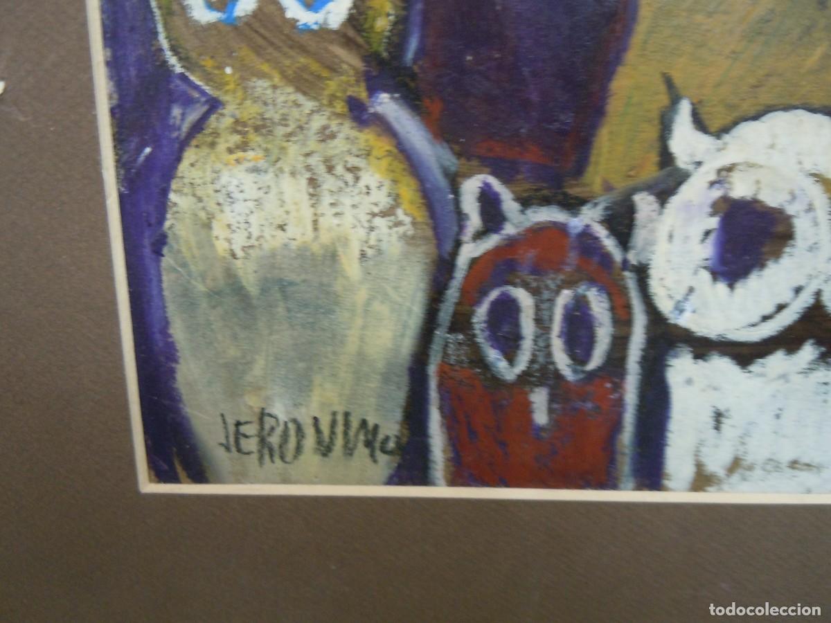 Otros objetos de arte: Cuadro b&uacute;hos - (44x35cm) - Foto 7