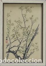 Otros objetos de arte: Cuadro japon&eacute;s bordado en seda - Foto 1
