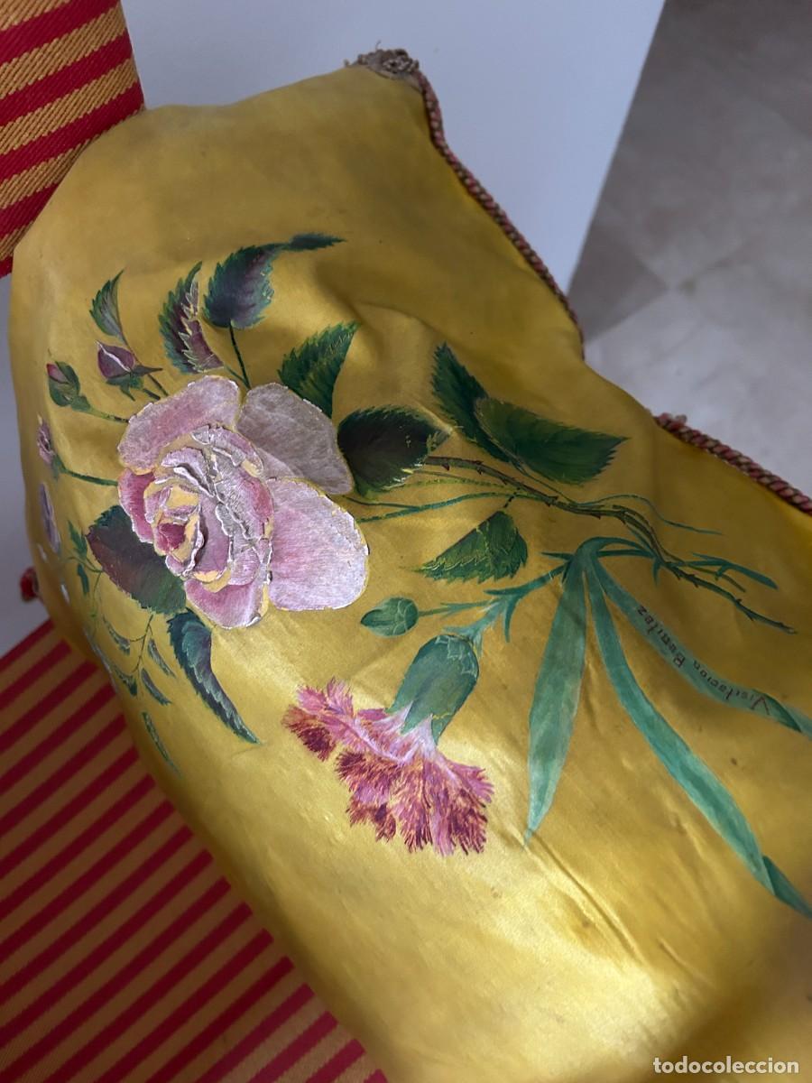 Otros objetos de arte: COJINES PINTADOS AL OLEO - Foto 5
