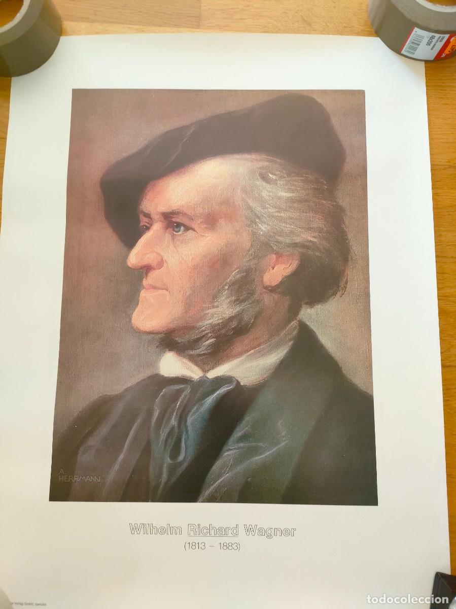 Otros objetos de arte: Lamina Richard Wagner - Foto 1