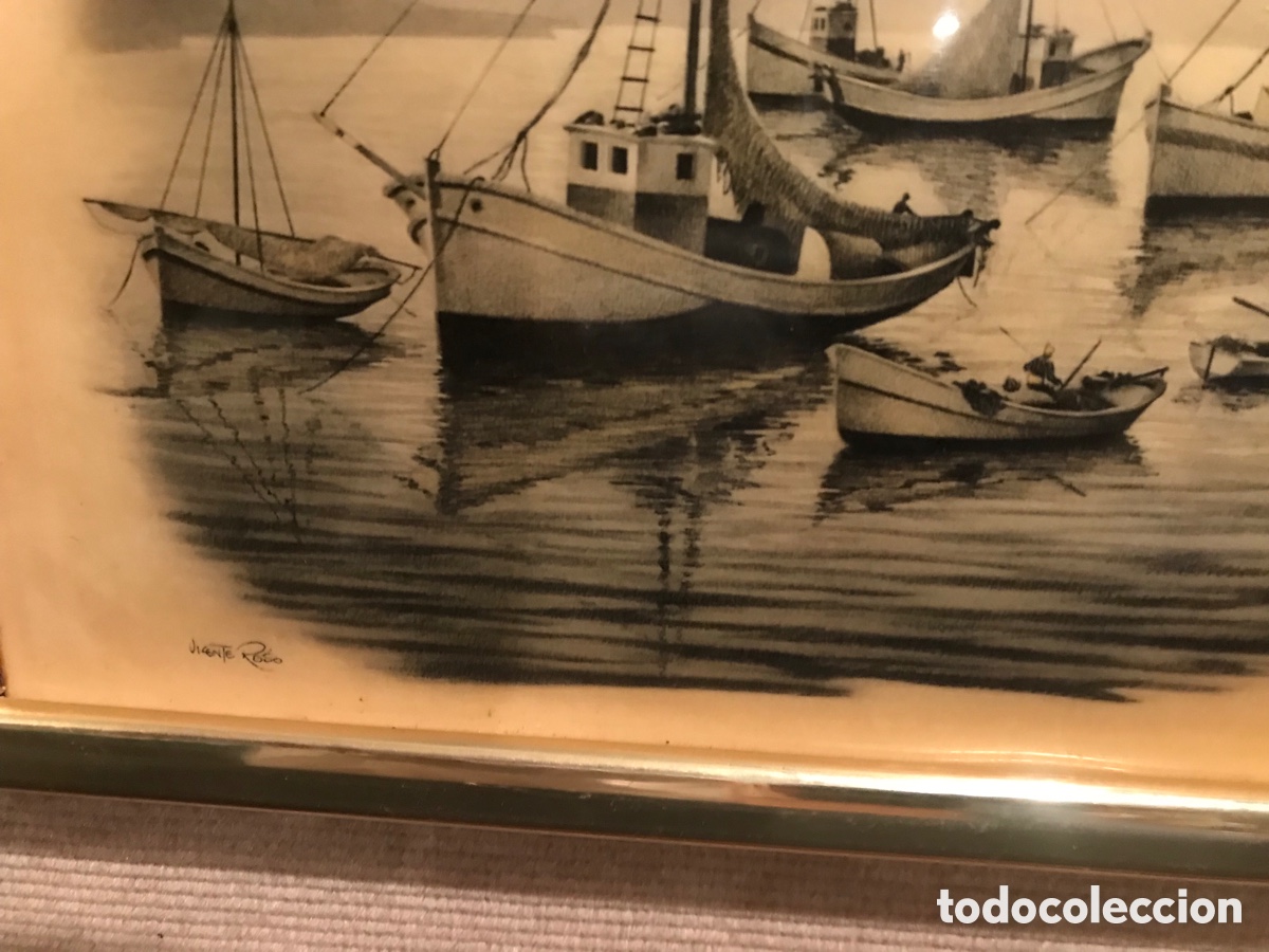 Otros objetos de arte: Cuadro de Vicente Roso Esmalte al Fuego - Foto 2