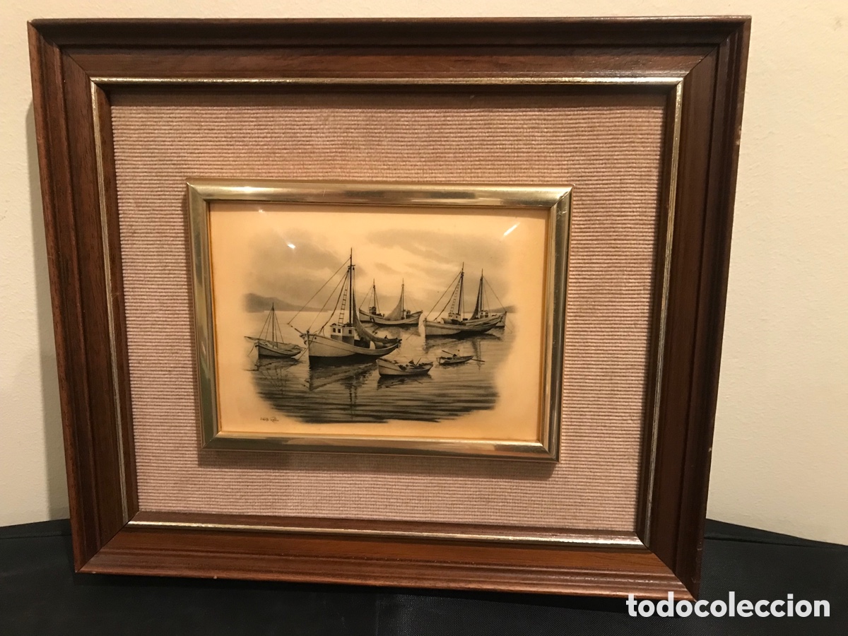 Otros objetos de arte: Cuadro de Vicente Roso Esmalte al Fuego - Foto 1