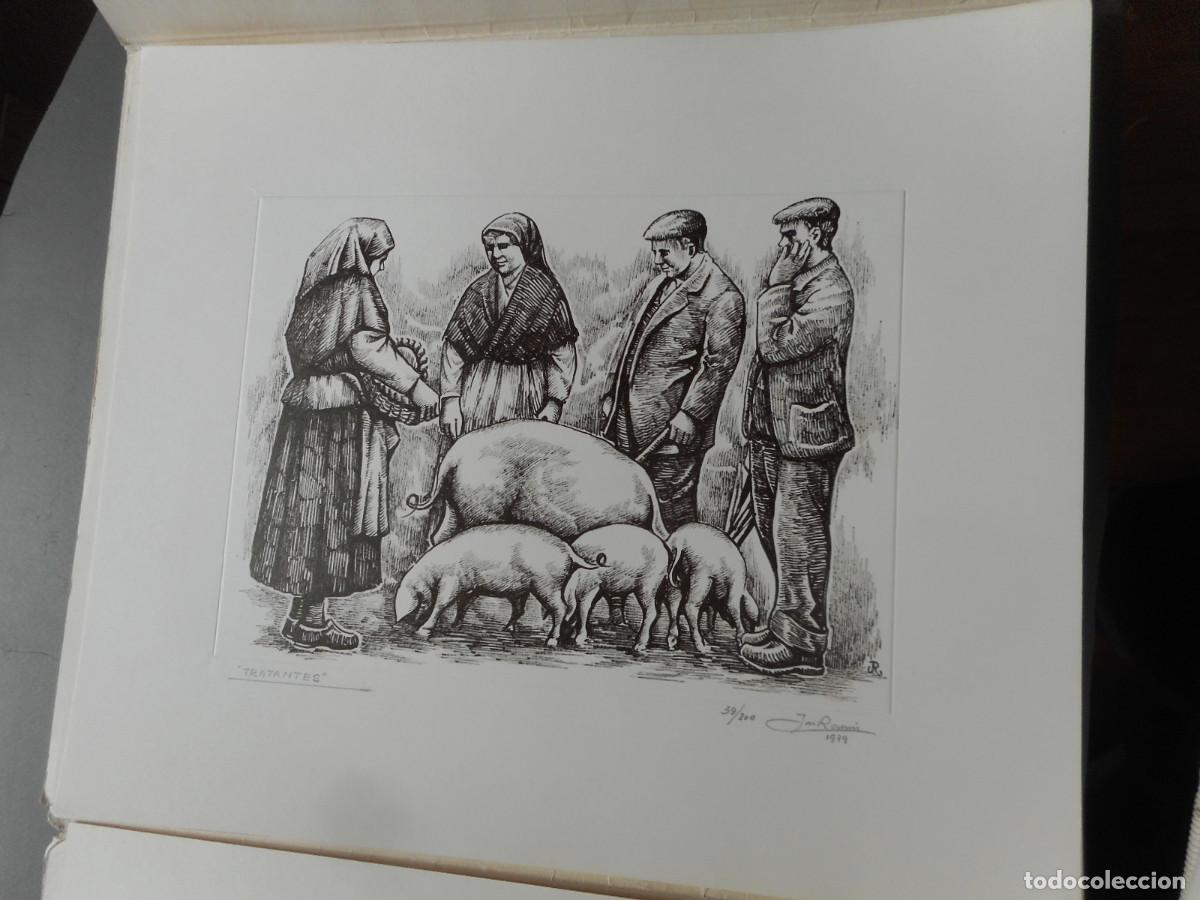 Other art objects: Jose Ram&oacute;n - Dibuxos da nosa terra , Tratantes - firmado a mano y numerado (300/39) , a&ntilde;o 1979