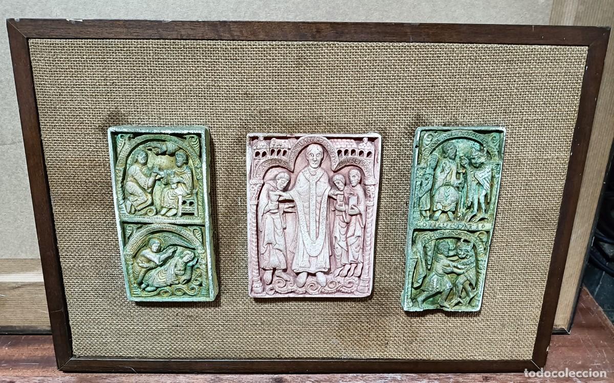 Otros objetos de arte: TR&Iacute;PTICO ENMARCADO. SIN FIRMA - Foto 1