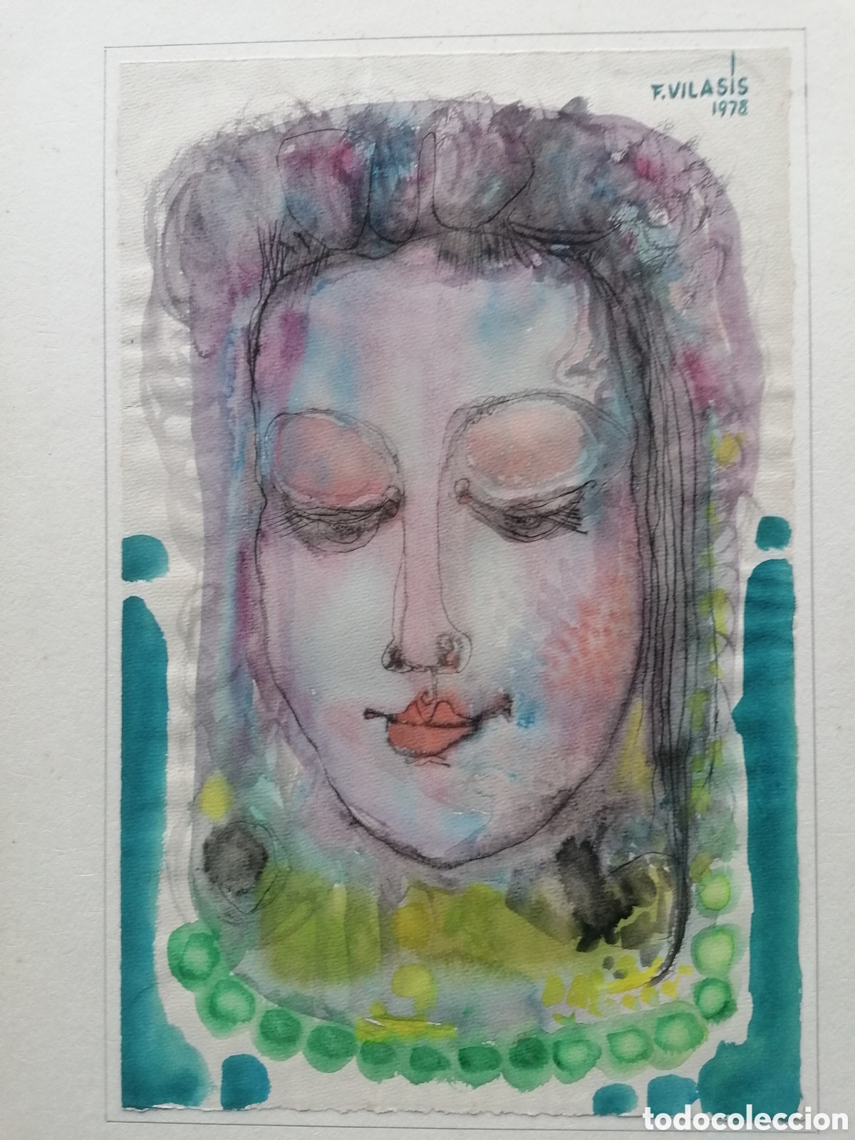 Otros objetos de arte: Francesc Vilasis Capalleja. Original. - Foto 1