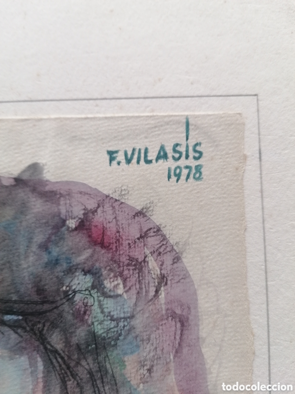 Otros objetos de arte: Francesc Vilasis Capalleja. Original. - Foto 3