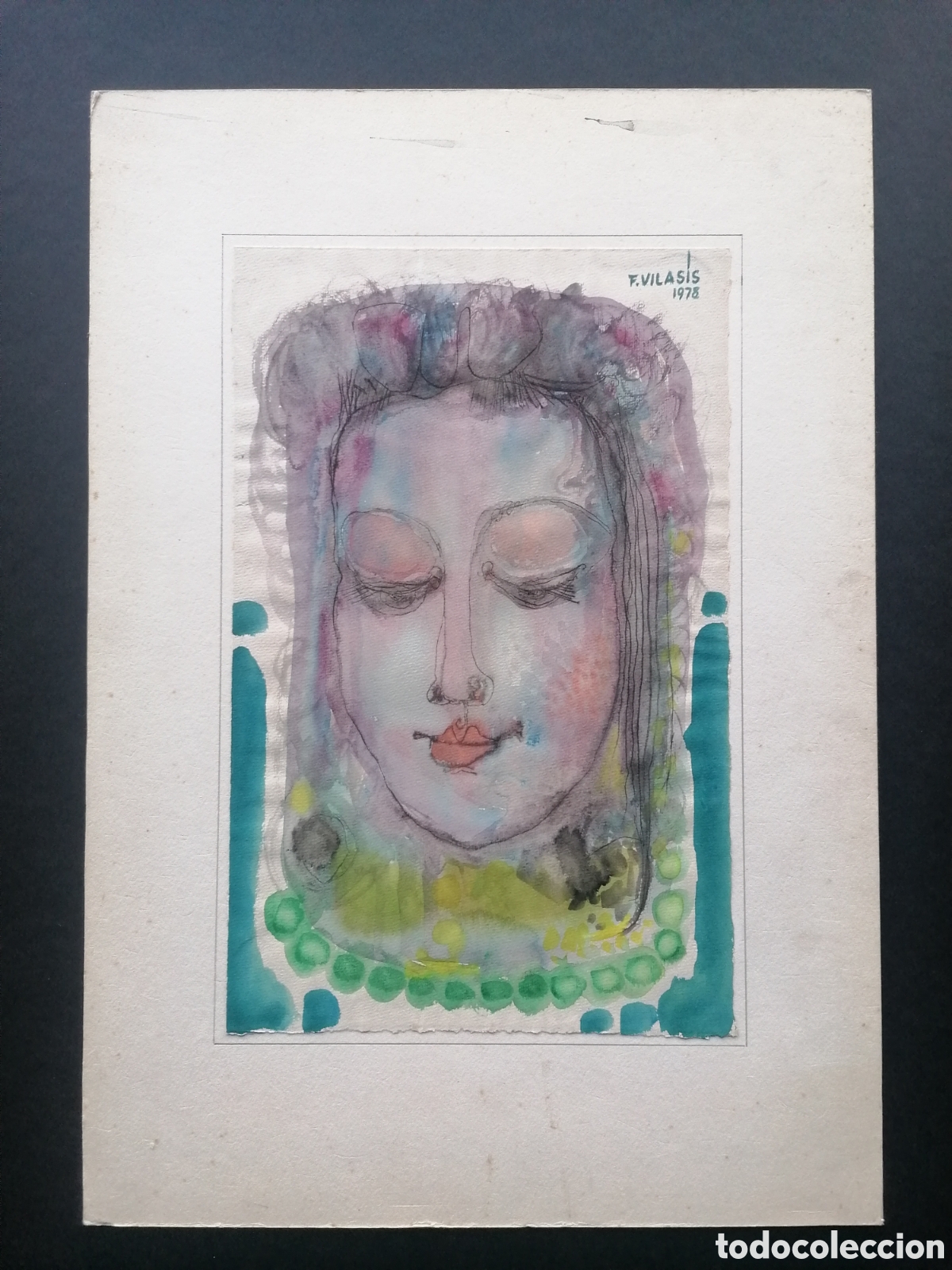 Otros objetos de arte: Francesc Vilasis Capalleja. Original. - Foto 6
