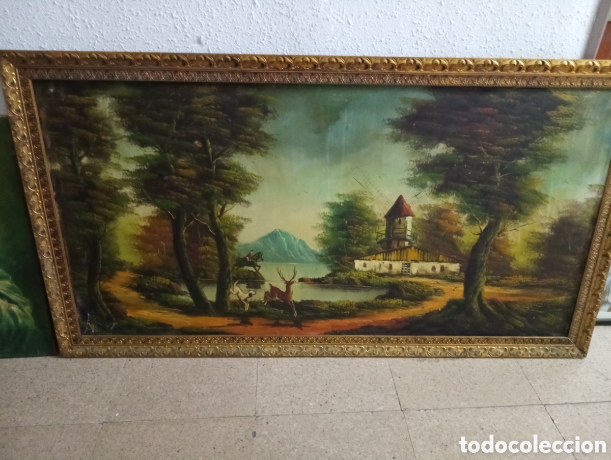 Otros objetos de arte: Gran cuadro pintado a mano - Foto 3