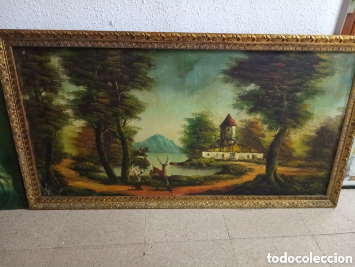 Otros objetos de arte: Gran cuadro pintado a mano - Foto 1