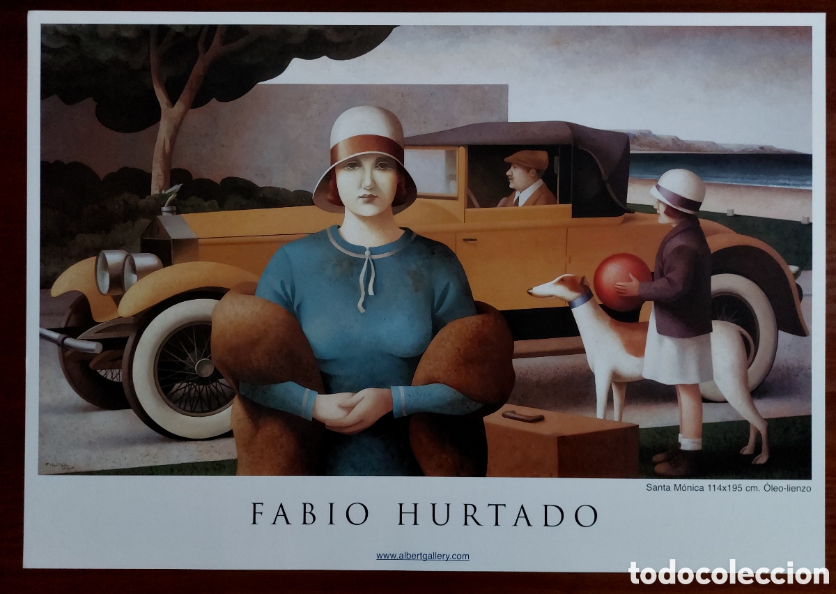 Otros objetos de arte: P&oacute;ster Fabio Hurtado. 42 x 60 cms. - Foto 1