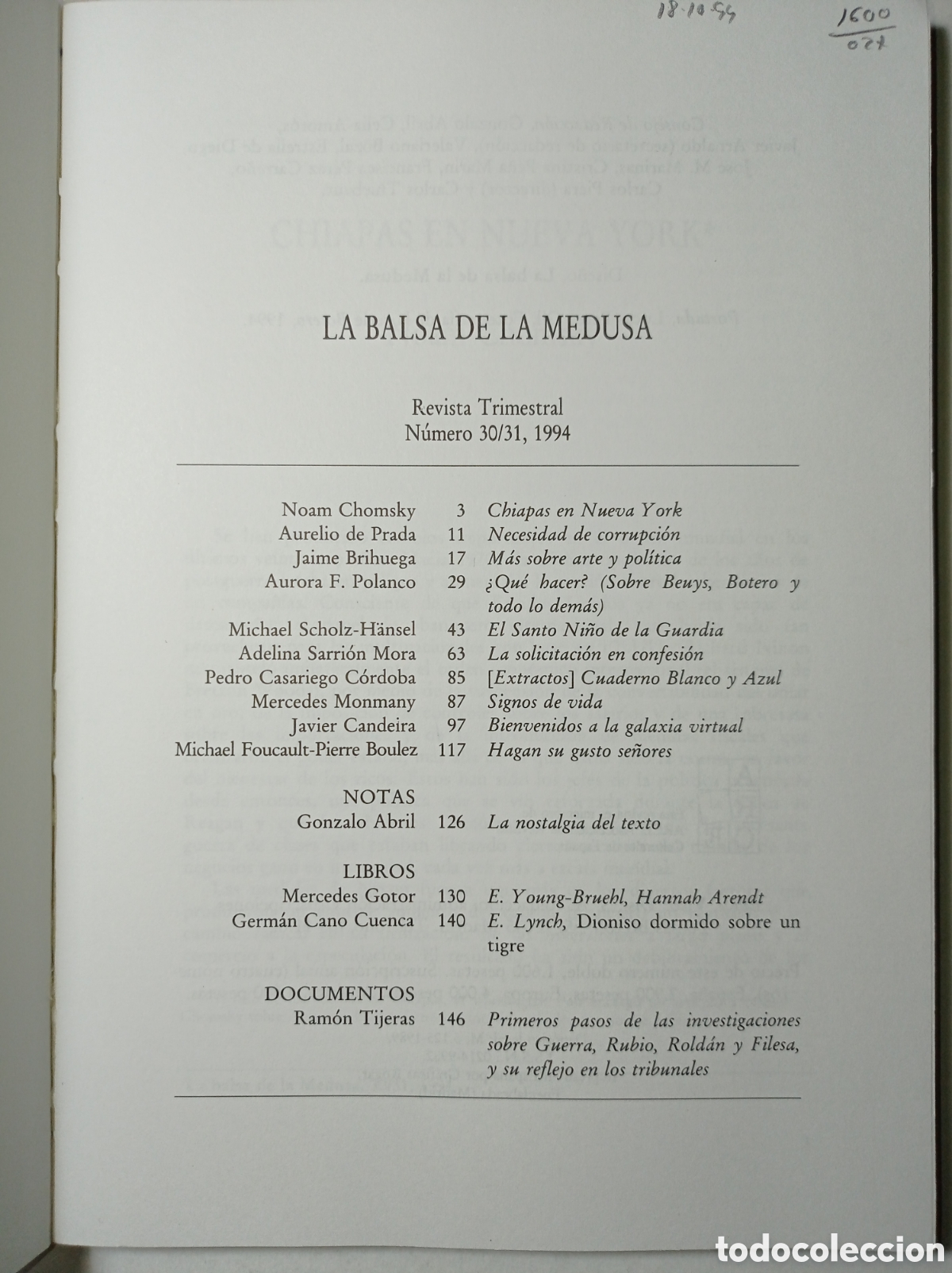 Otros objetos de arte: La balsa de la medusa. N&uacute;mero 30/31 - Foto 2