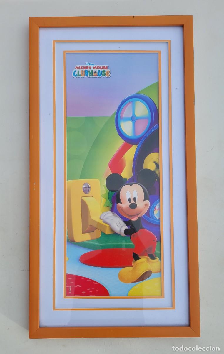 Otros objetos de arte: Cuadro con Mickey Mouse, de Vidal Europa, 64x34cm - Foto 1