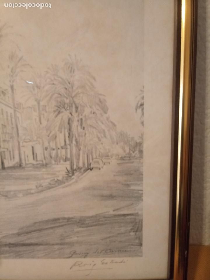 Otros objetos de arte: CUADRO CON LITOGRAF&Iacute;A - ROIG ESTRAD&Eacute; - Foto 7