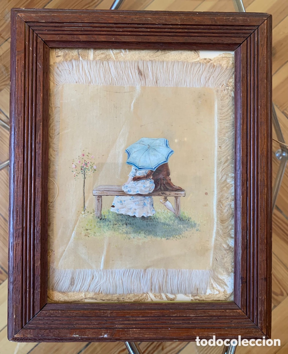 Otros objetos de arte: Seda pintada - Foto 1