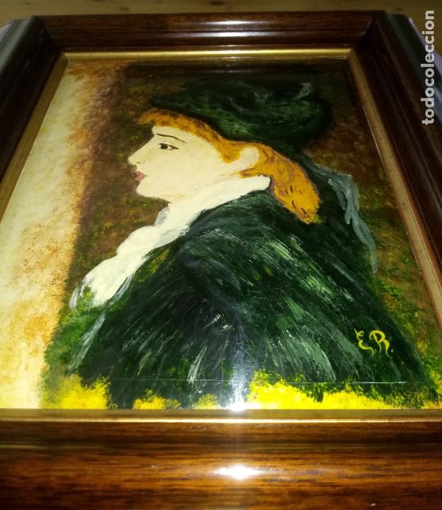 Otros objetos de arte: CUADRO ESMALTADO - ELVIRA - Foto 4
