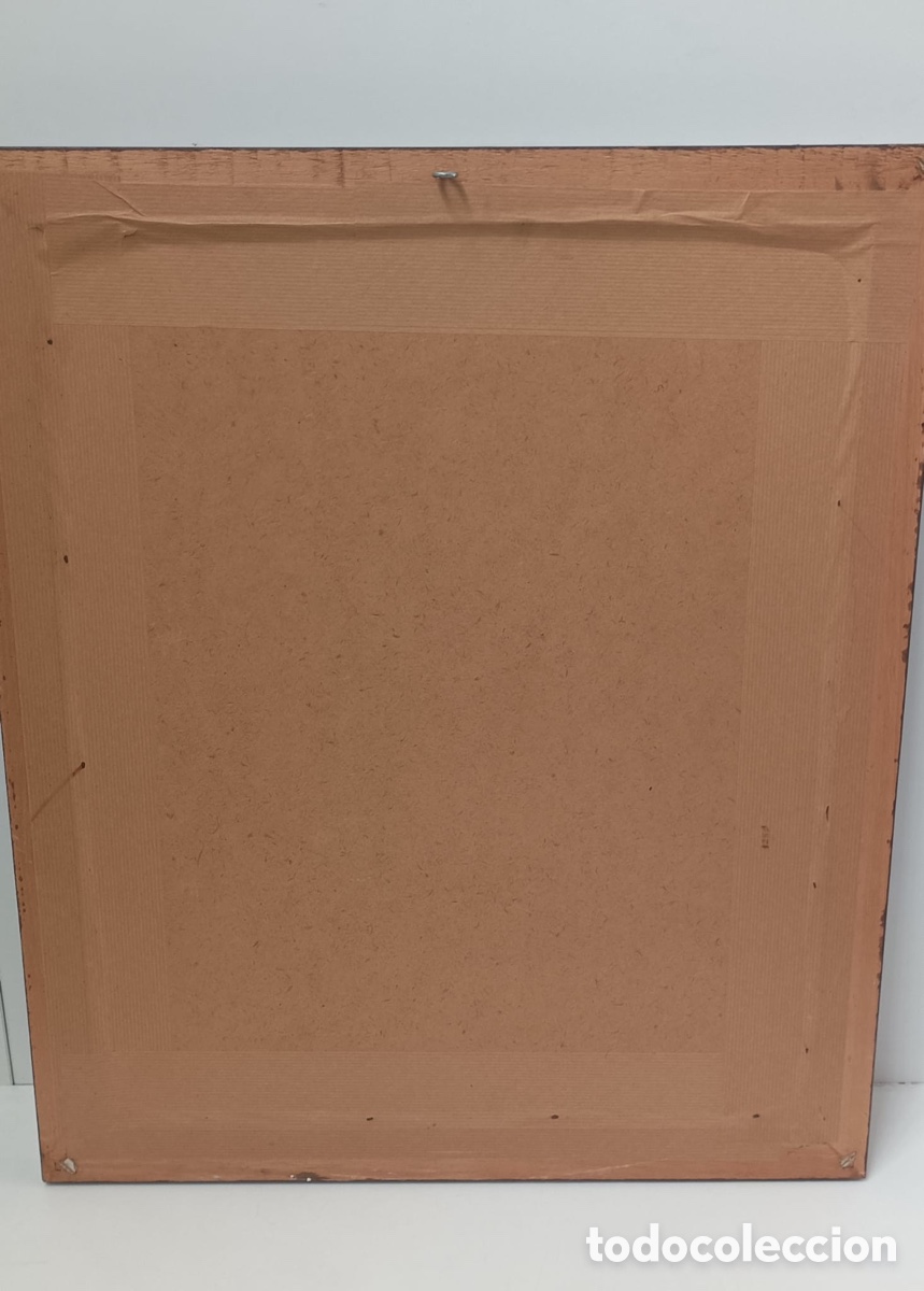 Otros objetos de arte: CUADRO OLEO SOBRE TABLA CON FIRMA - Foto 6