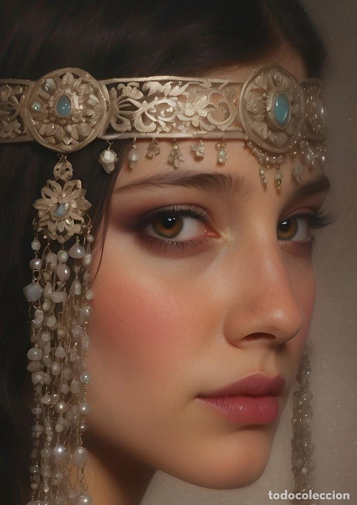 Otros objetos de arte: ASTRID - IMPRESI&Oacute;N EN LIENZO DE ALGOD&Oacute;N ( 73 X 54 cm ) - Foto 2