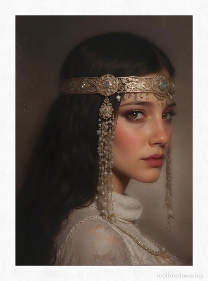 Otros objetos de arte: ASTRID - IMPRESI&Oacute;N EN LIENZO DE ALGOD&Oacute;N ( 73 X 54 cm ) - Foto 5