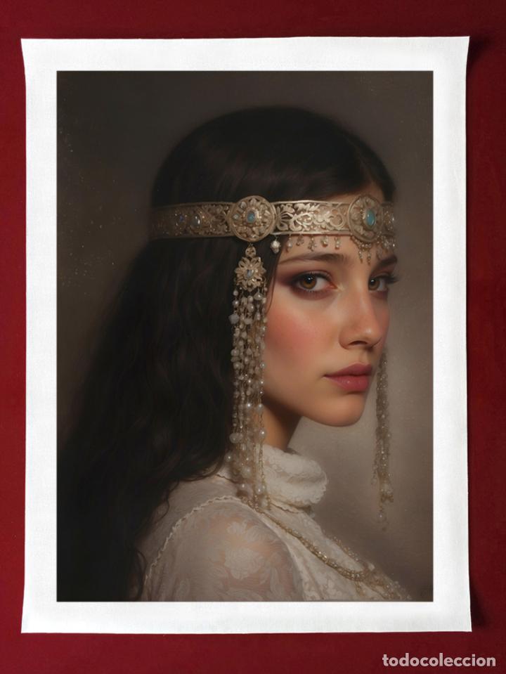 Otros objetos de arte: ASTRID - IMPRESI&Oacute;N EN LIENZO DE ALGOD&Oacute;N ( 73 X 54 cm ) - Foto 6