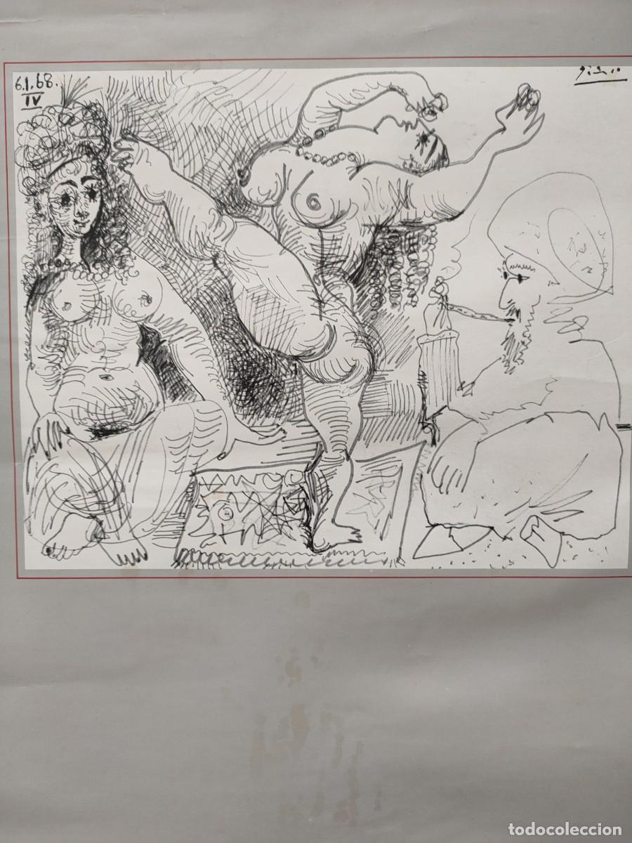 Otros objetos de arte: Museu Picasso dansarina oriental cartel - Foto 3