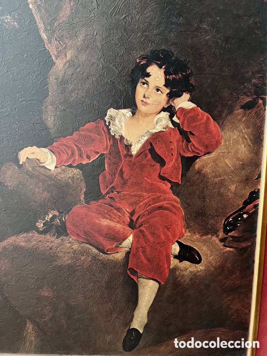 Otros objetos de arte: Replica El Chico Rojo de Thomas Lawrence - Foto 6