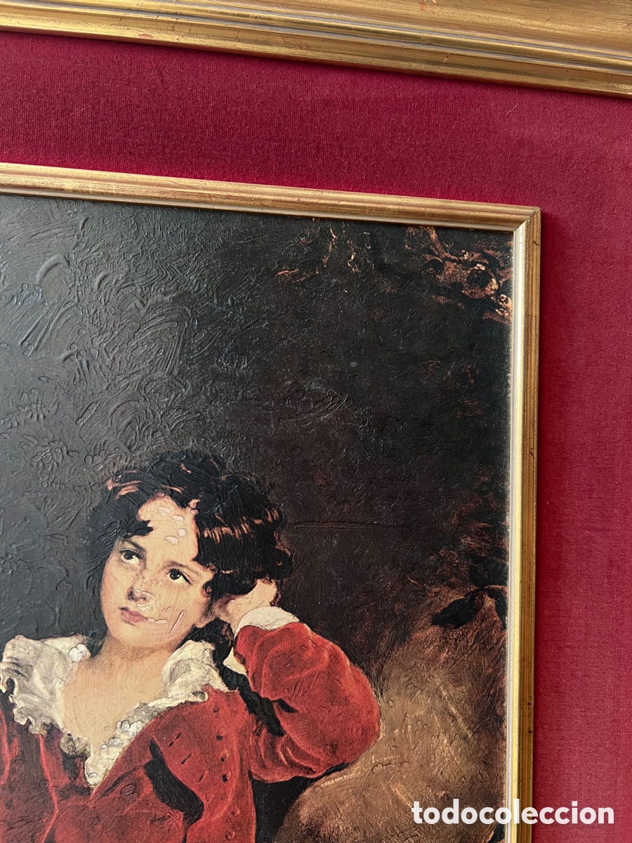 Otros objetos de arte: Replica El Chico Rojo de Thomas Lawrence - Foto 7