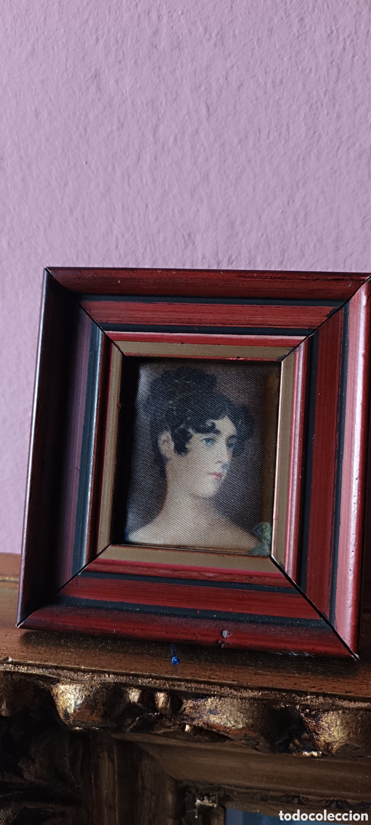 Otros objetos de arte: Antiguos cuadritos victorianos - Foto 4