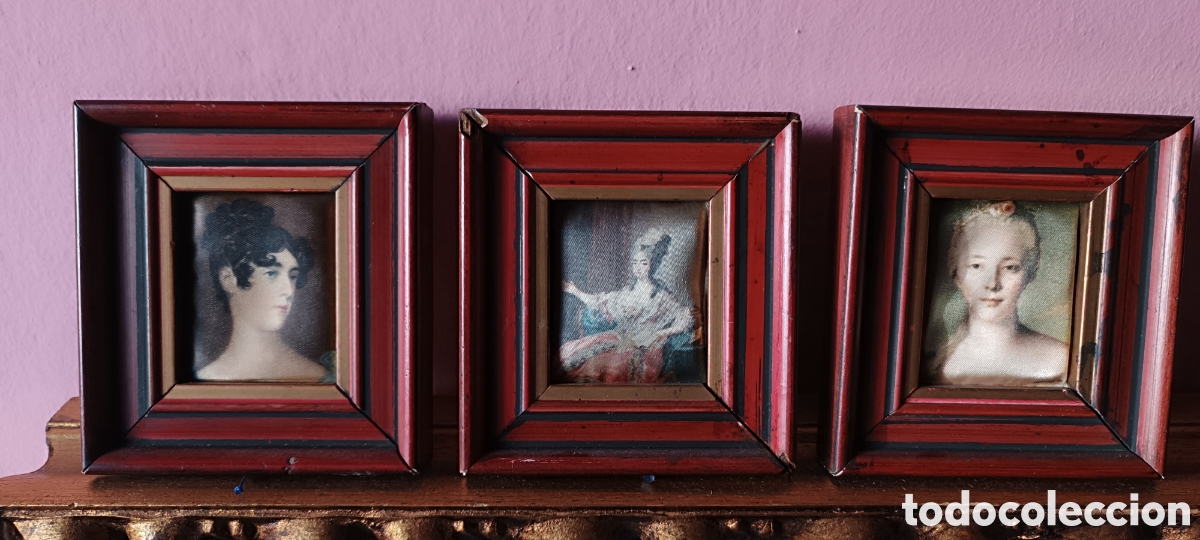 Otros objetos de arte: Antiguos cuadritos victorianos - Foto 1