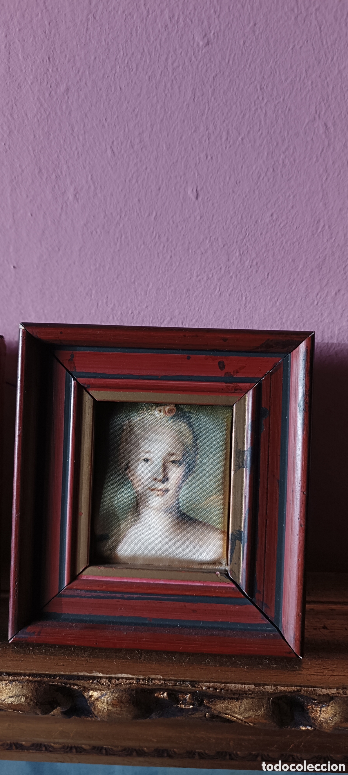 Otros objetos de arte: Antiguos cuadritos victorianos - Foto 2
