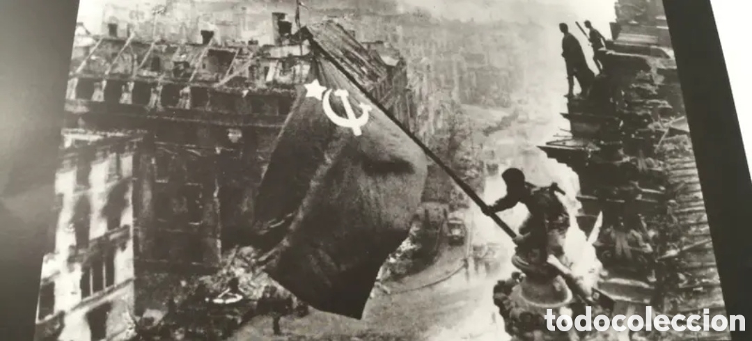 Otros objetos de arte: Fotografia Ej&eacute;rcito rojo en Berl&iacute;n 1945 - Foto 2