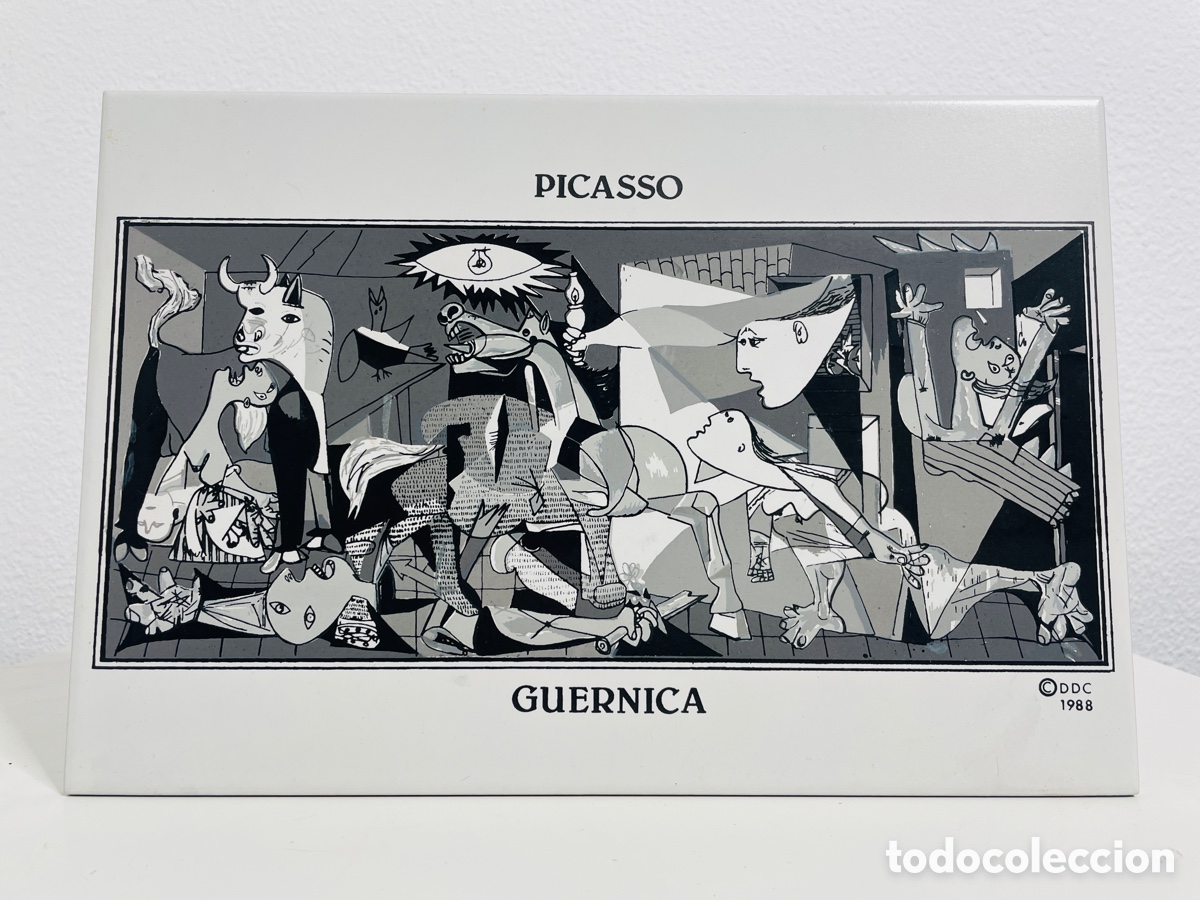 Otros objetos de arte: Picasso Guernica 1988 Azulejo - Foto 2