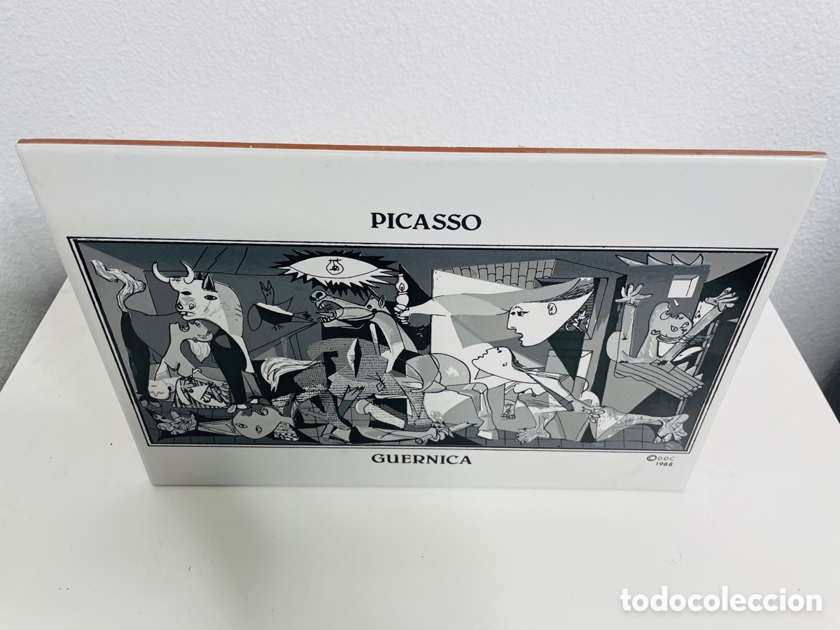 Otros objetos de arte: Picasso Guernica 1988 Azulejo - Foto 6