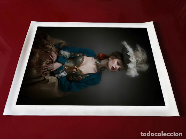 Otros objetos de arte: VICTORIAN LADY - IMPRESI&Oacute;N EN LIENZO DE ALGOD&Oacute;N ( 73 X 54 cm ) - Foto 6