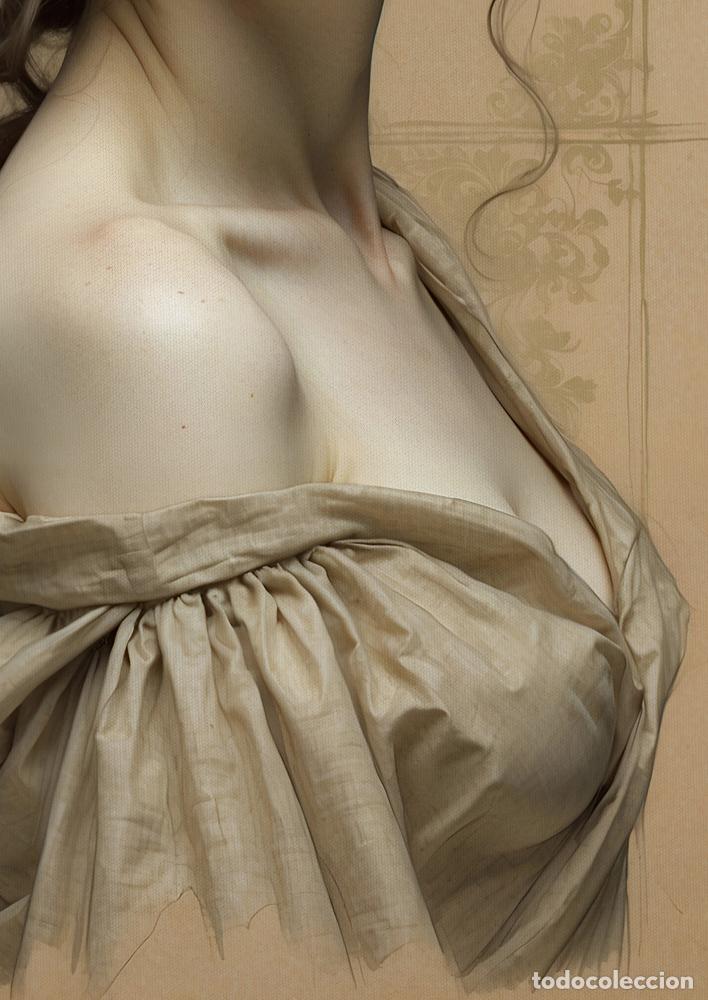 Otros objetos de arte: CORDELIA - IMPRESI&Oacute;N EN LIENZO DE ALGOD&Oacute;N ( 73 X 54 cm ) - Foto 3