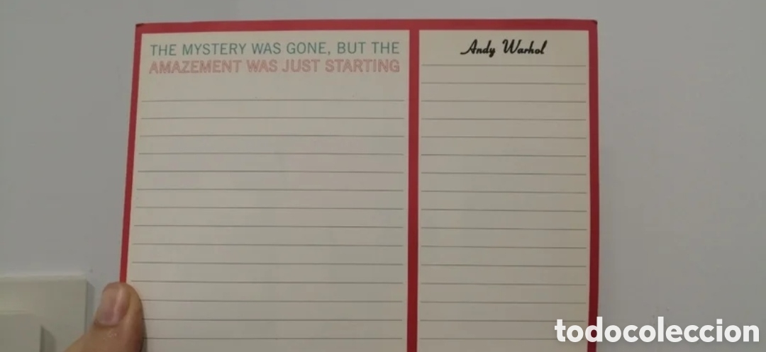 Otros objetos de arte: Andy Warhol Sticky Notes - Foto 5
