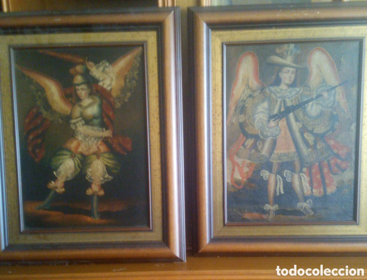 Otros objetos de arte: Pareja de arcangeles - Foto 1