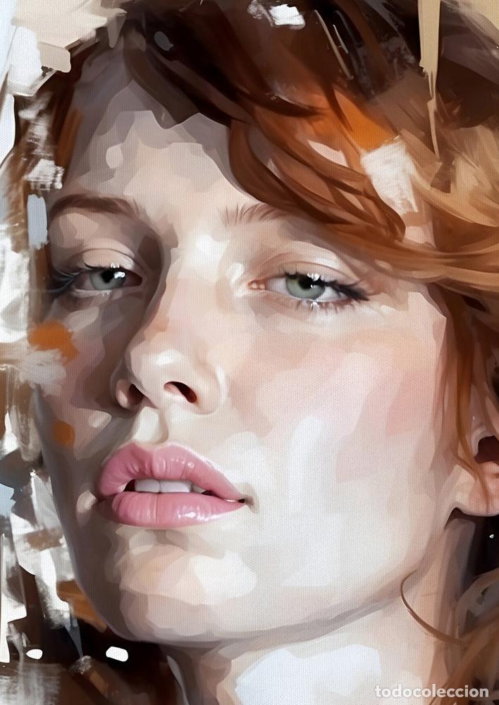 Otros objetos de arte: MURIEL - IMPRESI&Oacute;N EN LIENZO DE ALGOD&Oacute;N ( 73 X 54 cm ) - Foto 2