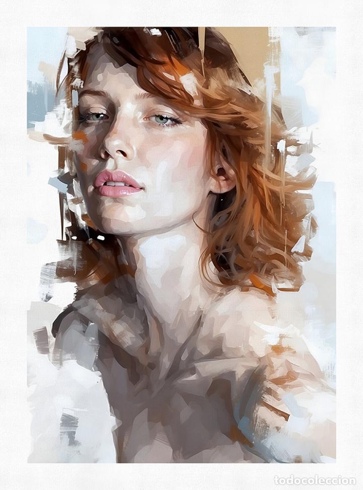 Otros objetos de arte: MURIEL - IMPRESI&Oacute;N EN LIENZO DE ALGOD&Oacute;N ( 73 X 54 cm ) - Foto 4