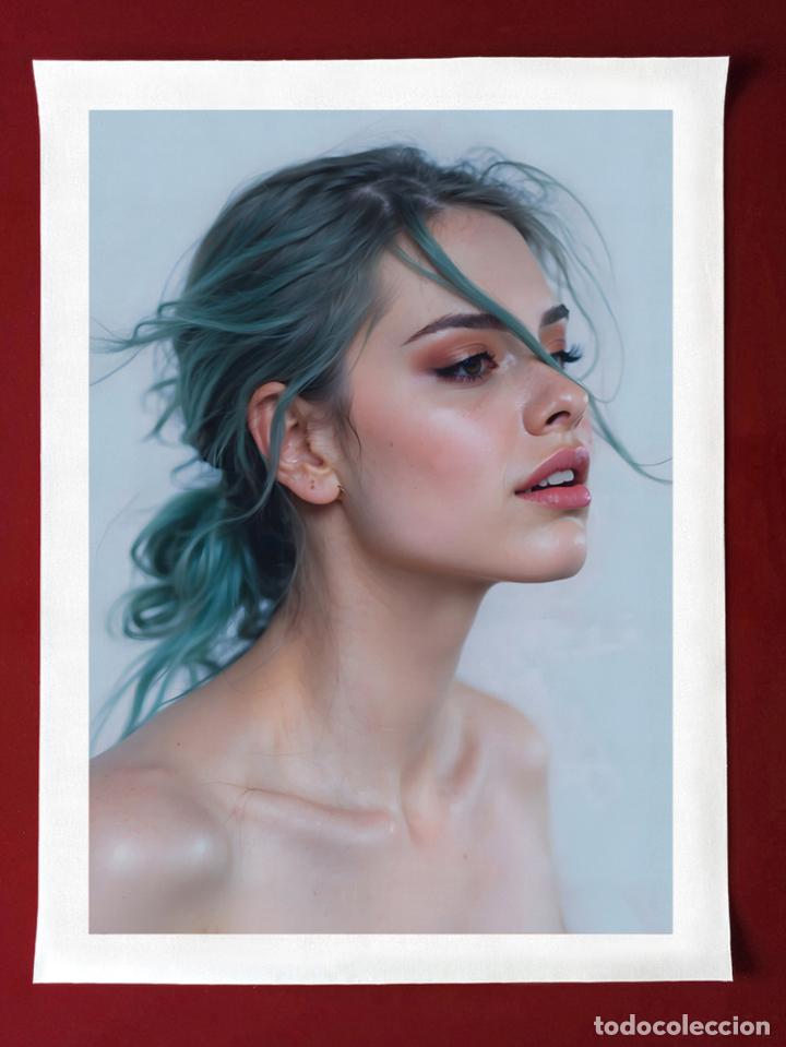 Otros objetos de arte: EMMA - IMPRESI&Oacute;N EN LIENZO DE ALGOD&Oacute;N ( 73 X 54 cm ) - Foto 6